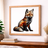 Woodland Fox Art Print