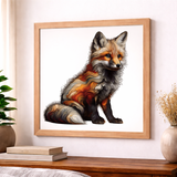 Woodland Fox Art Print