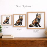 Woodland Fox Art Print