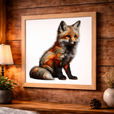 Woodland Fox Art Print