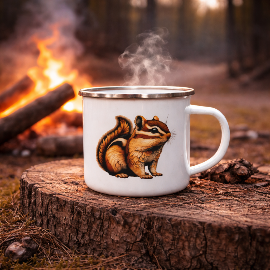 Woodland Chipmunk Camp Mug
