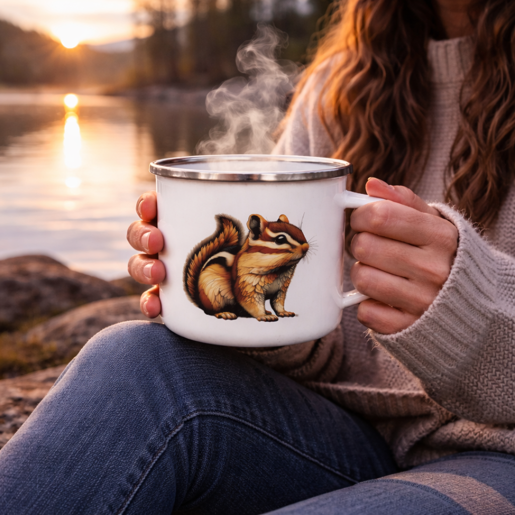 Woodland Chipmunk Camp Mug