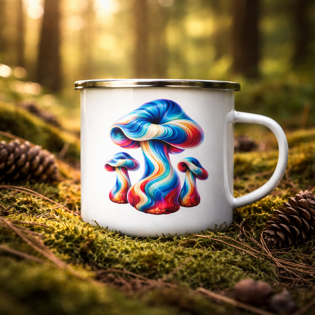 Woodland Mushroom Camp Mug