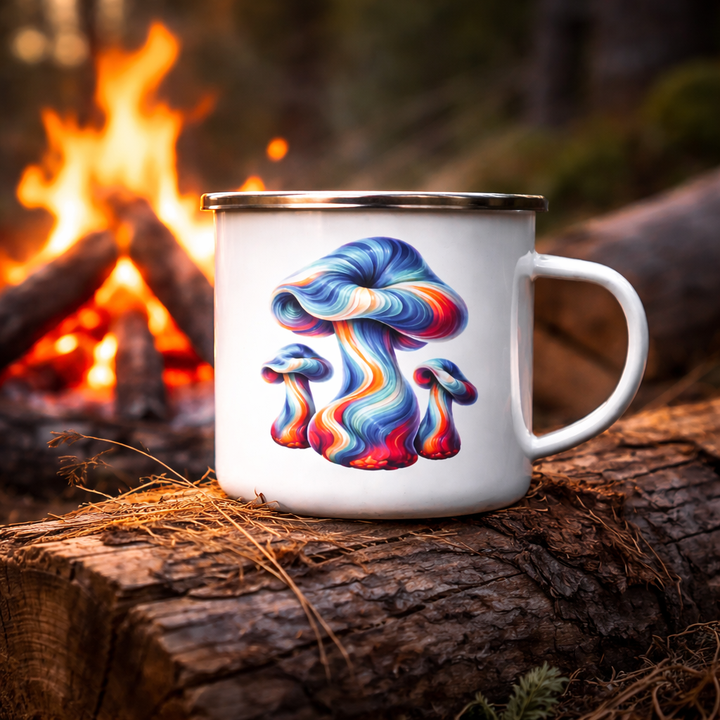 Woodland Mushroom Camp Mug