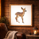 Woodland Fawn Art Print