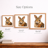 Woodland Rabbit Art Print