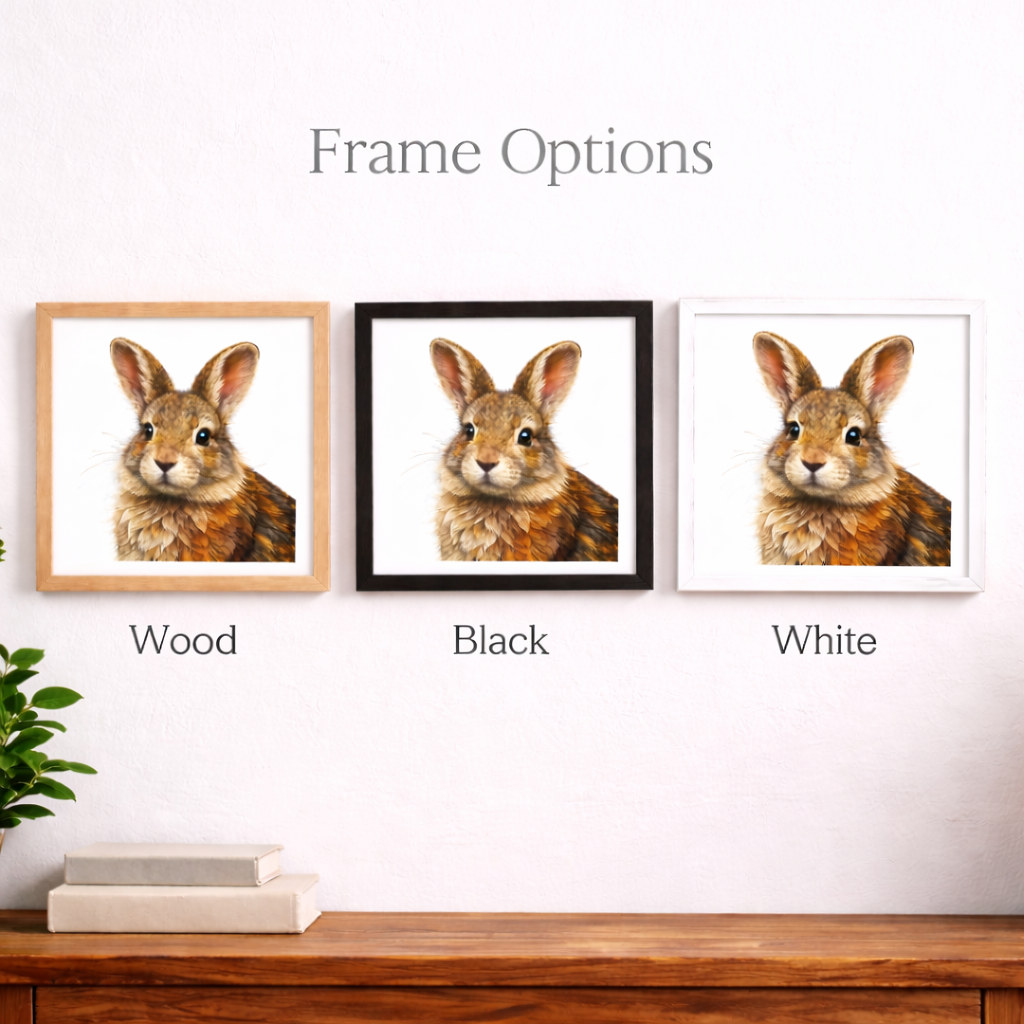 Woodland Rabbit Art Print