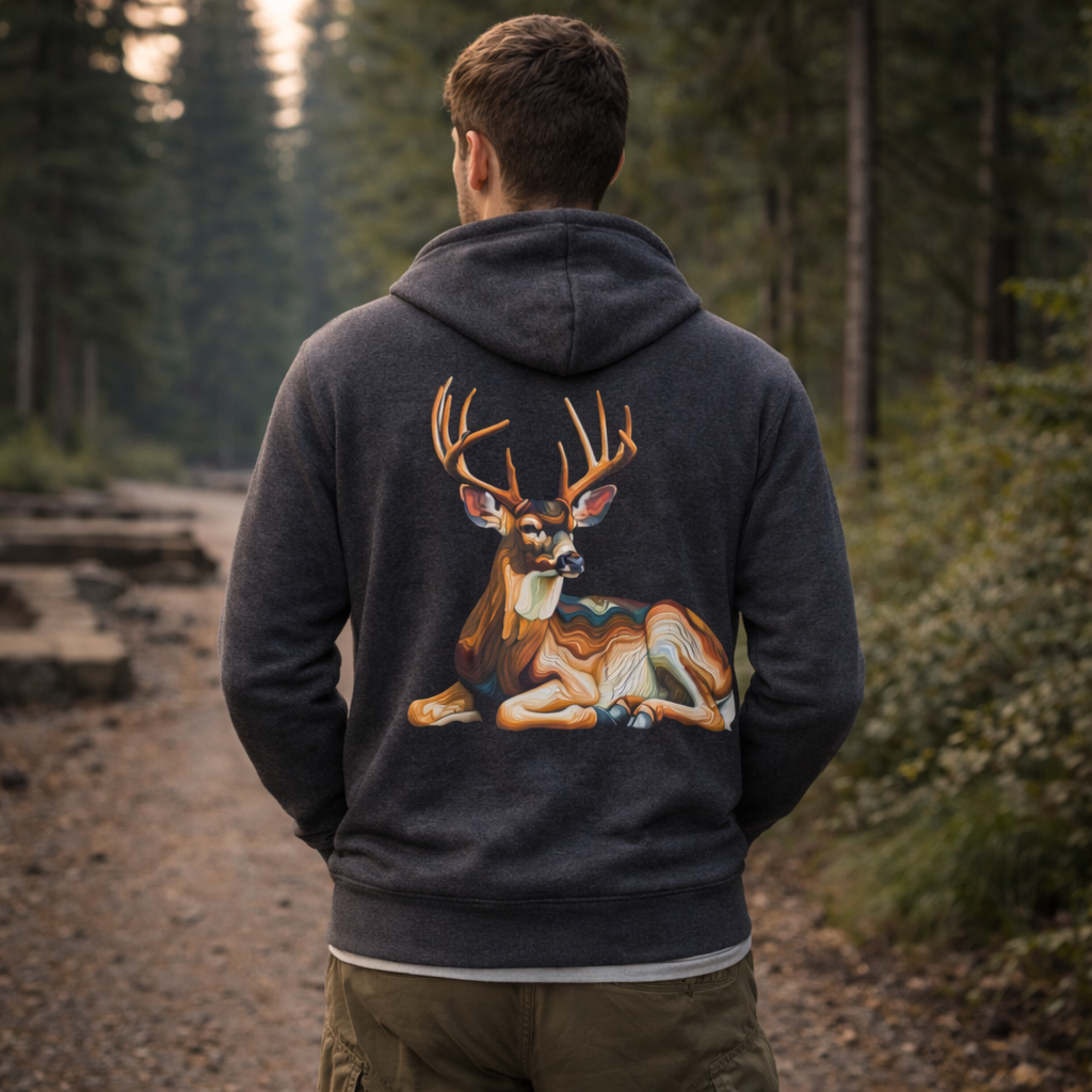 Timberline Buck Zip Hoodie