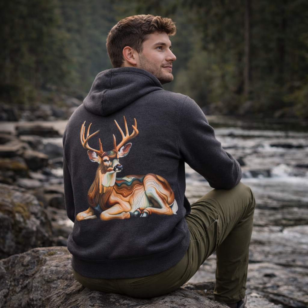Timberline Buck Zip Hoodie