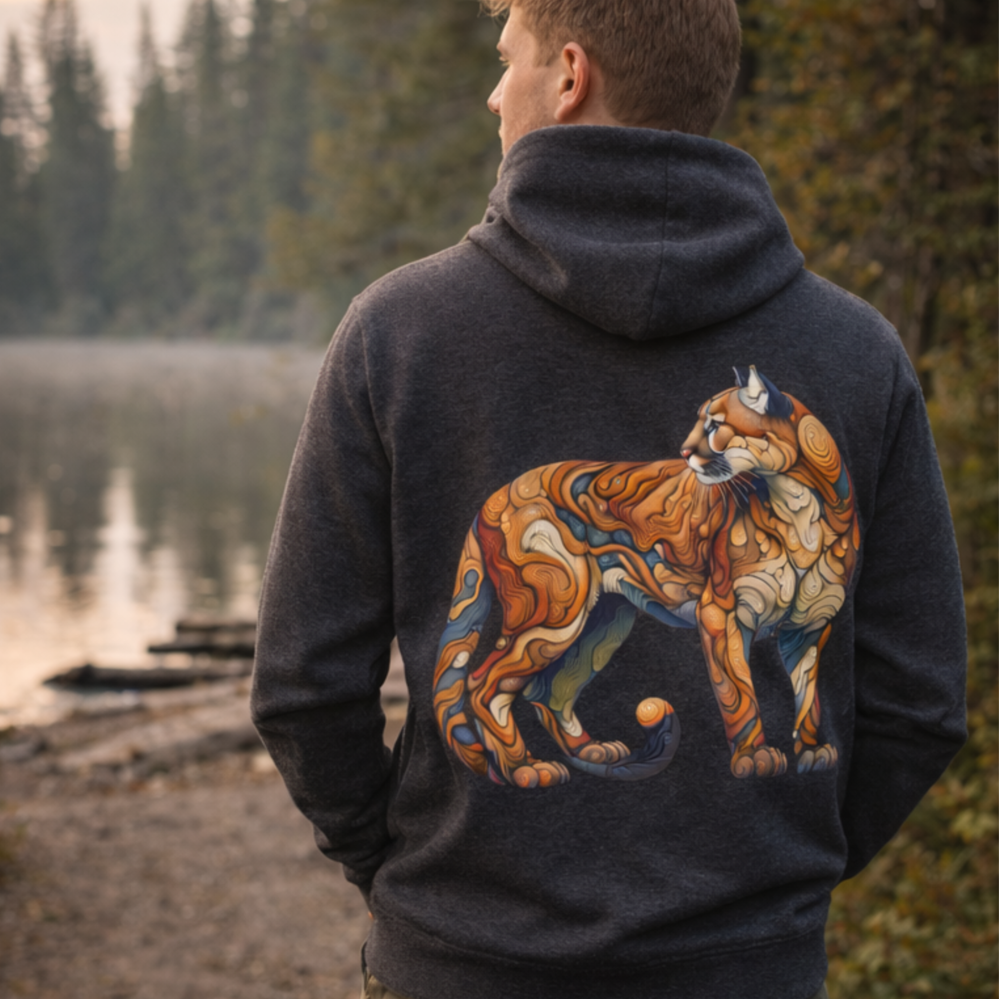 Timberline Cougar Zip Hoodie