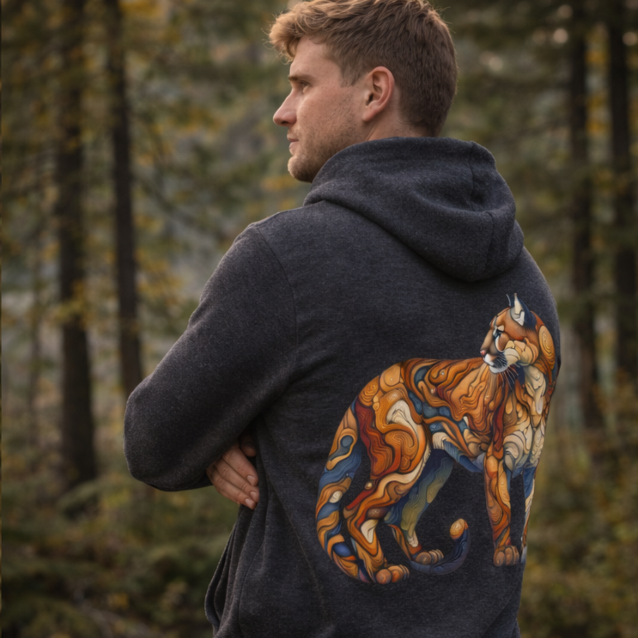 Timberline Cougar Zip Hoodie