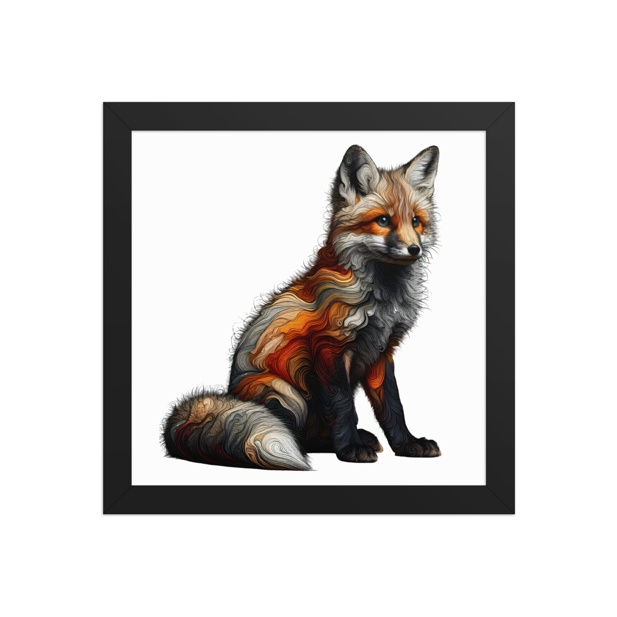Woodland Fox Art Print