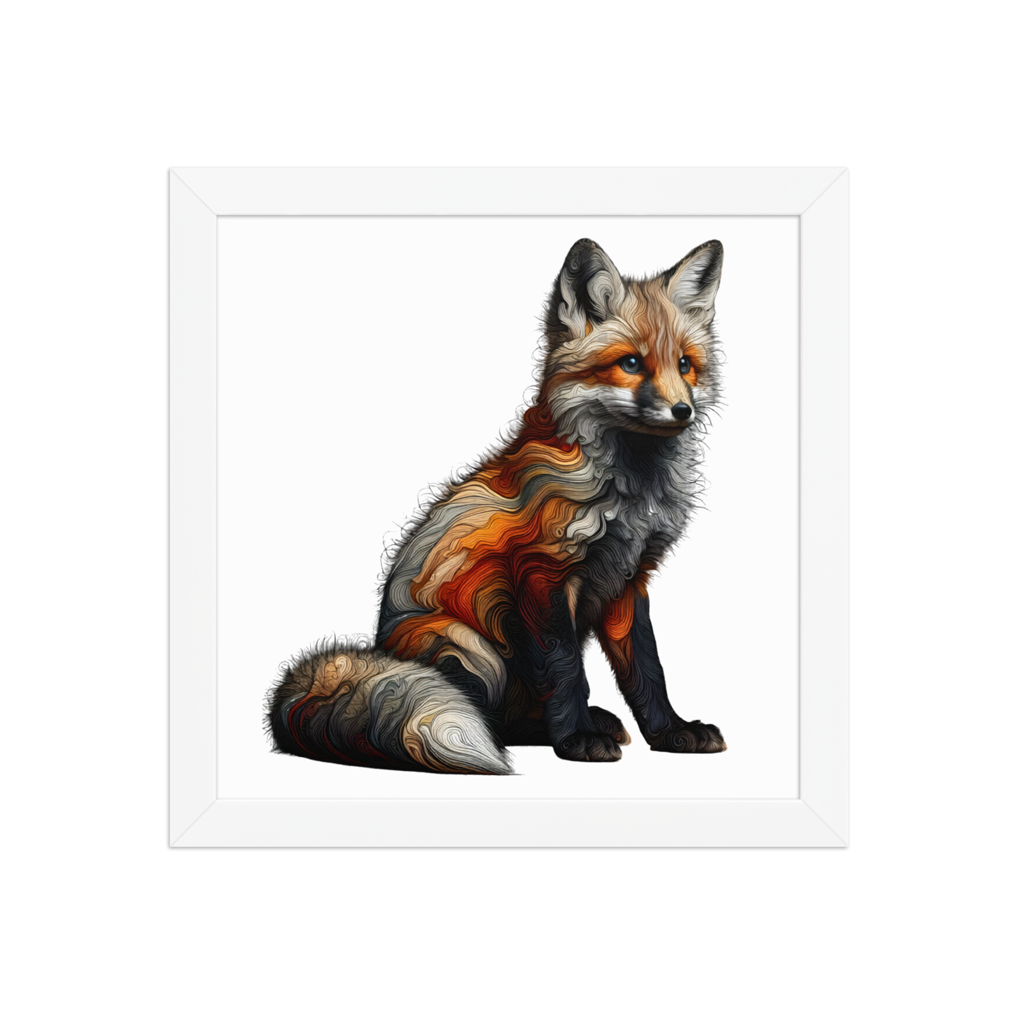 Woodland Fox Art Print