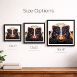Woodland Skunk Art Print