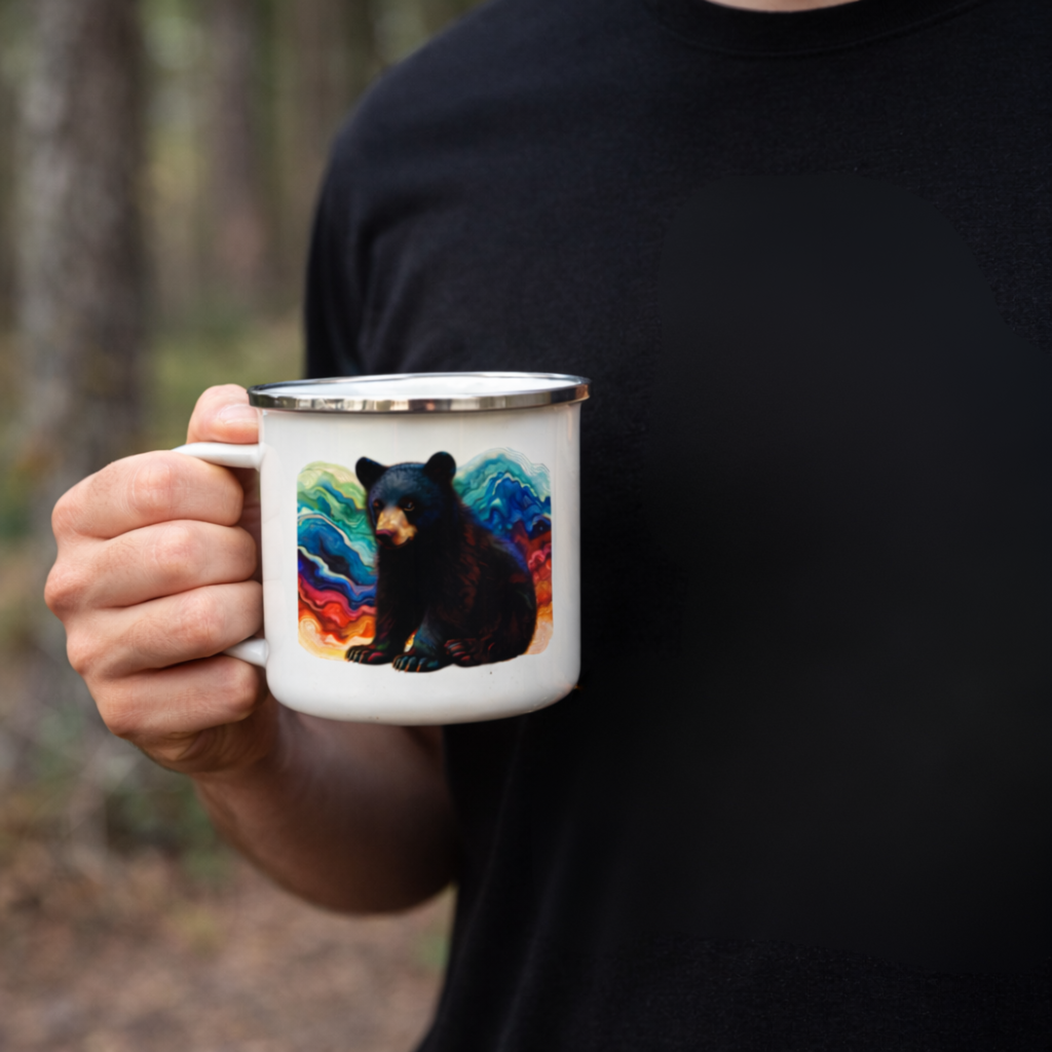 Woodland Bear Camp Mug